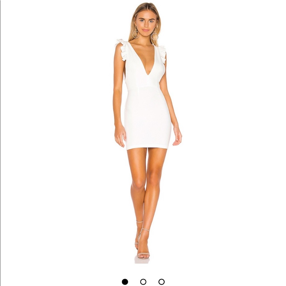 NWT WHITE DREA SUPERDOWN MINI DRESS SOLD OUT